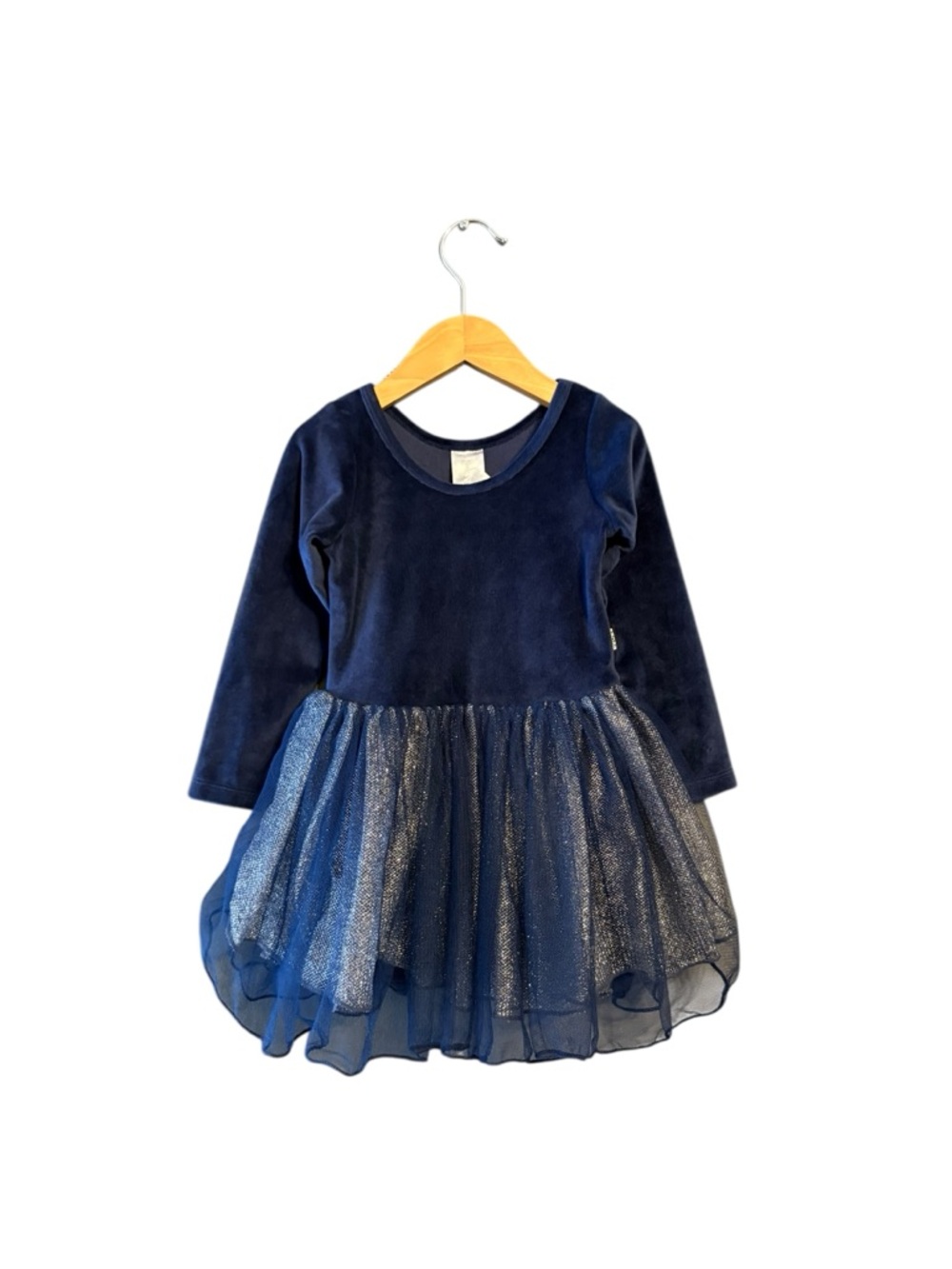 Bonds Navy Blue Velvet & Tulle Sparkle Dress